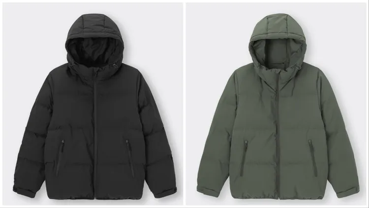 男裝HEAT PADDED夾層外套，各1490元。品牌提供