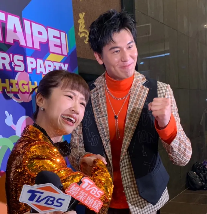 Lulu、風田配合拍照。林秭渝攝