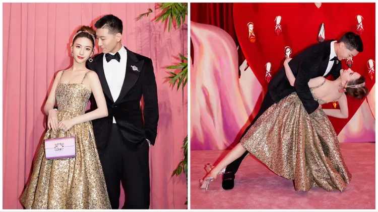 何超蓮與竇驍上月一起出席品牌活動。資料照片