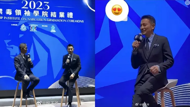 劉德華火速復工憔悴模樣曝光。翻攝娛王爺微博