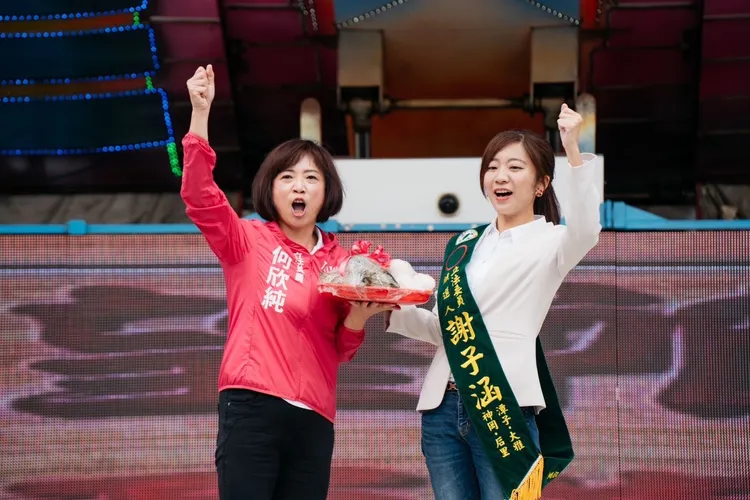 何欣純說，后里要進步，要有年輕人用新思維來活化地方。謝子涵服務處提供