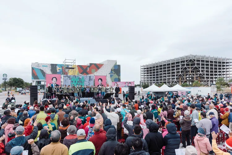 花蓮鄉親熱情出席活動。賴清德競總提供