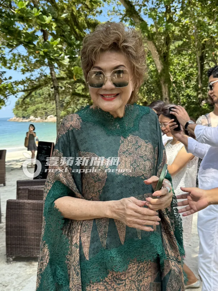 楊紫瓊85歲母親譚慧珍活力滿滿。吳玉愛攝