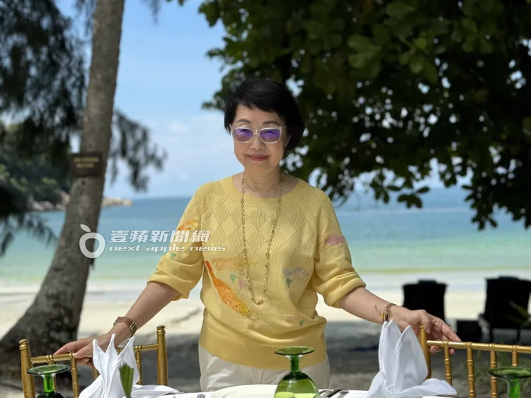 華新麗華焦佑鈞夫人靳蓉。吳玉愛攝