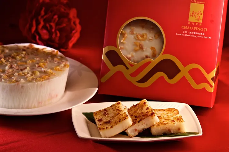 「港式蘿蔔糕禮盒」是超夯港點人氣王。潮品集潮州料理餐廳提供