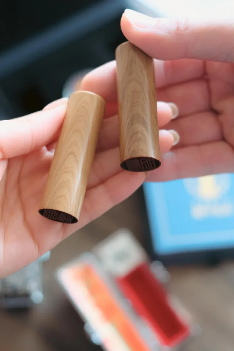 結婚印章。翻攝吳怡霈臉書