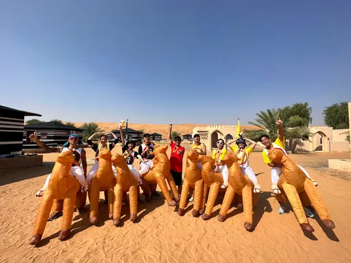 竇智孔阿曼王國出框拍限動 吳宗憲:「花蓮來的鄉巴佬」