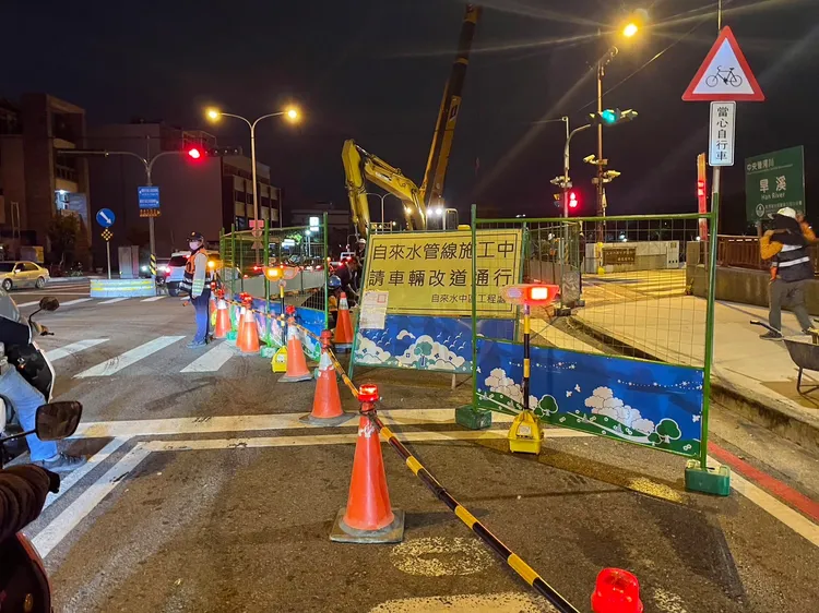 最晚明日中午前會搶修復原供水。市府提供