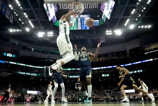 超狂！「字母哥」飙64分狠刷6大神纪录　得分超过对手一半 