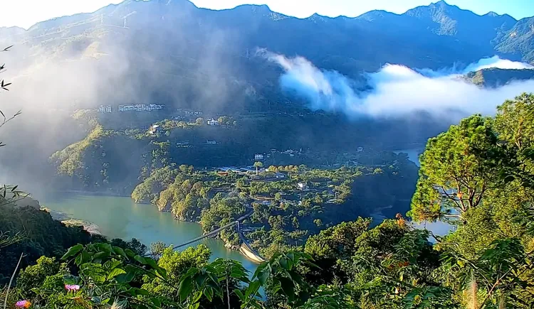 角板山思親亭即時影像。觀旅局提供