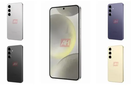 三星S24手機官方渲染圖曝光 有紫、黑、黃、灰4款配色