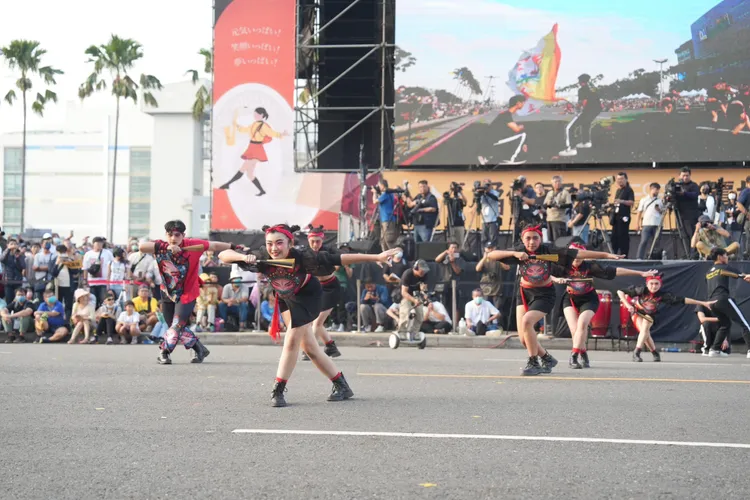 樹德家商啦啦隊精彩表演。市府提供