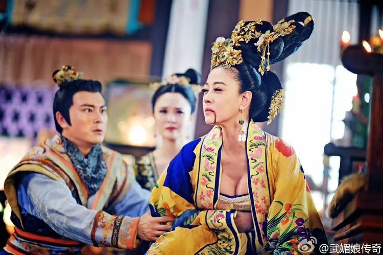 周海媚在《武媚娘傳奇》的演出也令人印象深刻。翻攝武媚娘傳奇微博