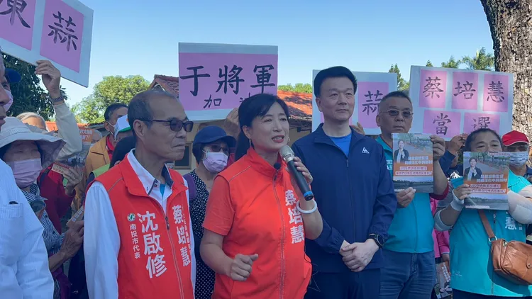 蔡培慧昨天說自己主動出擊為南投縣府爭取800萬元捷運規劃經費，引發縣府反擊。資料照片