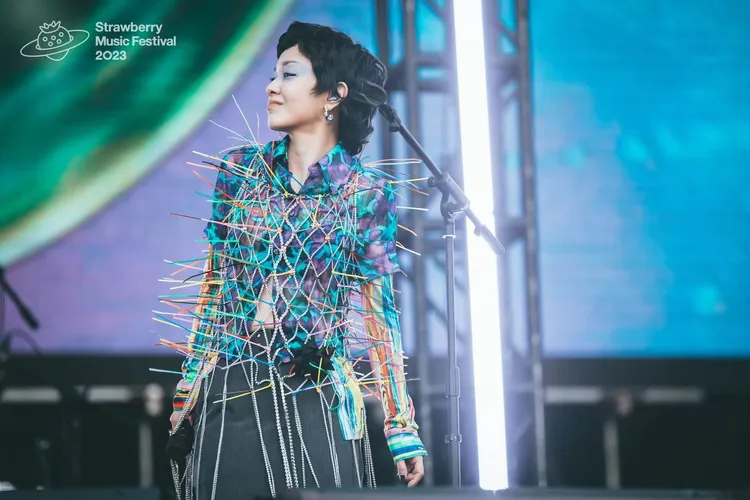 郭采潔2023行程滿檔。草莓音樂節提供