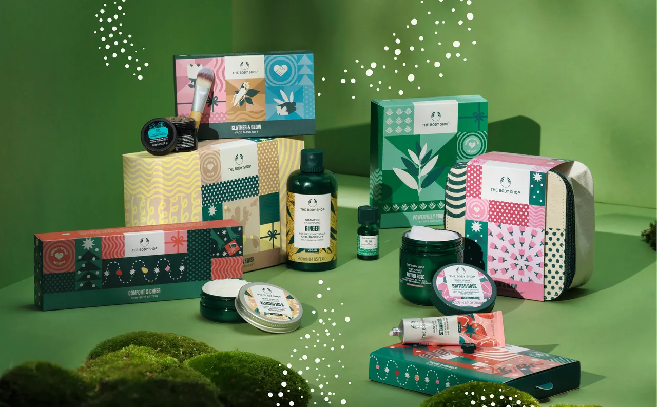 THE BODY SHOP聖誕禮盒系列。品牌提供