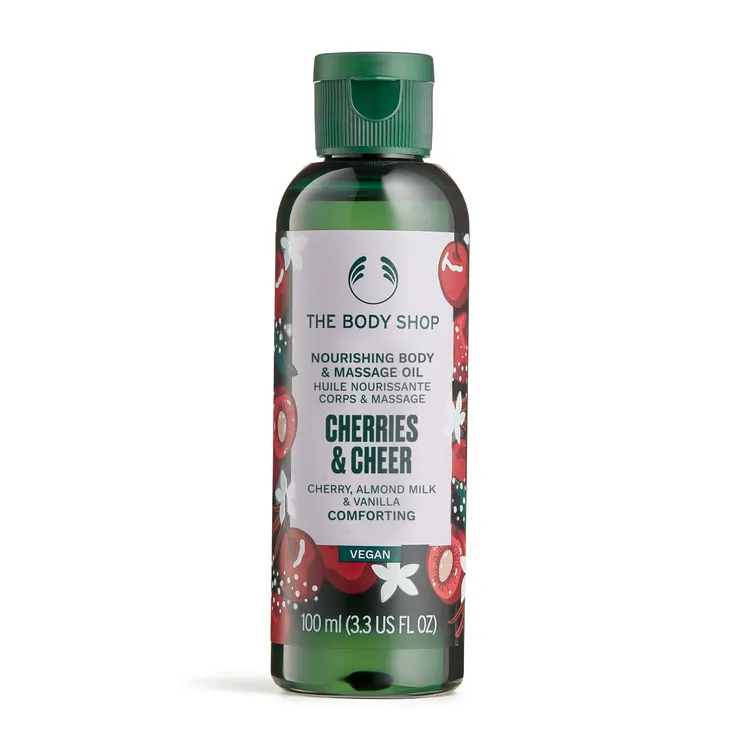 歡沁櫻桃按摩油，100ml／980元。品牌提供