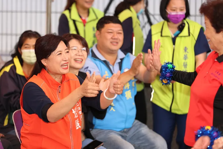 民進黨立委蔡培慧、國民立委參選人游顥縣議員均到場。民眾提供