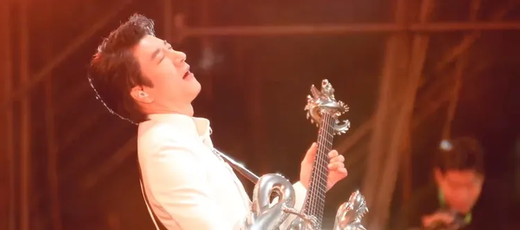 王力宏現身吉安音樂節。翻攝王力宏微博