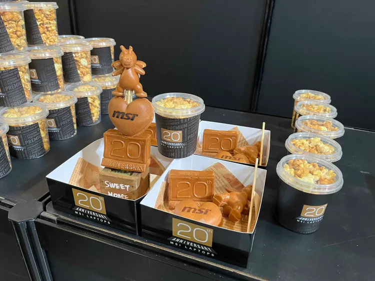 特展限定的美味特製點心。周奕豪/攝