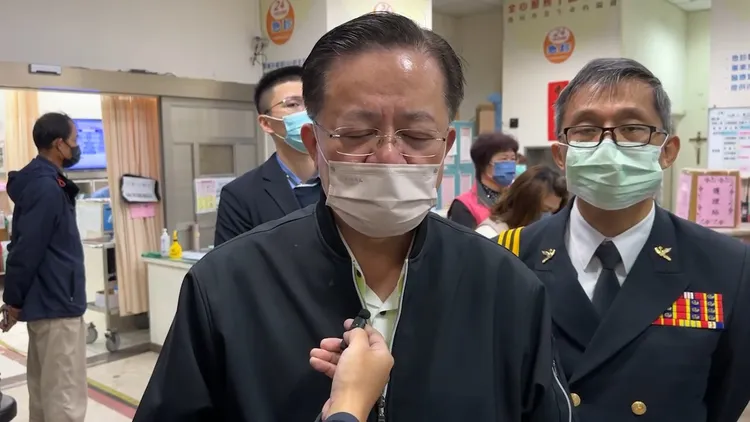 消防署長蕭煥章。翻攝畫面