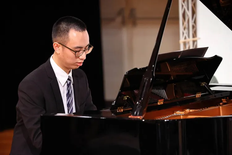 現場鋼琴演奏。新竹市府提供