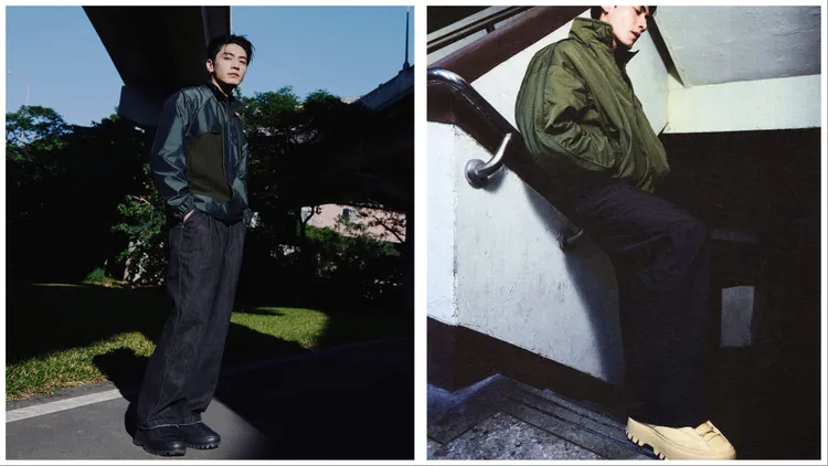 宋柏緯穿著「ECCO STREET ACE RAL7000」。品牌提供