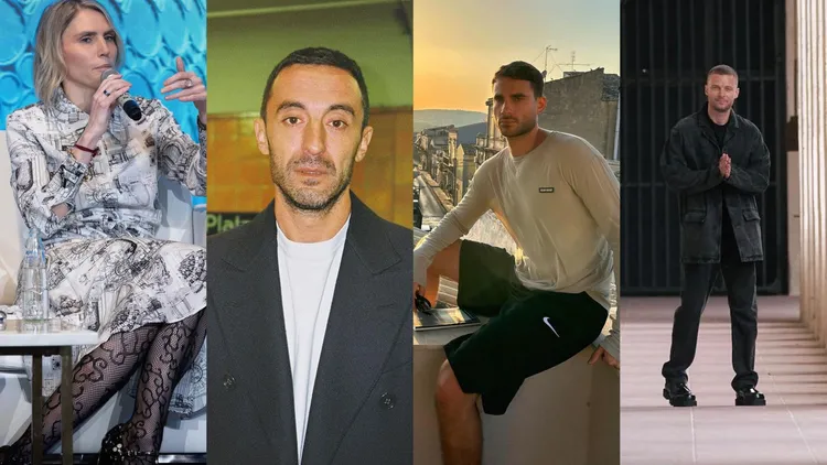 設計師Gabriela Hearst（左起）、Walter Chiapponi、Nicola Brognano、Matthew M. Williams。