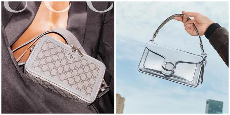 Gucci母公司開雲集團以及COACH母公司Tapestry今年皆砸重金併購。左圖翻攝Gucci IG、右圖翻攝COACH IG