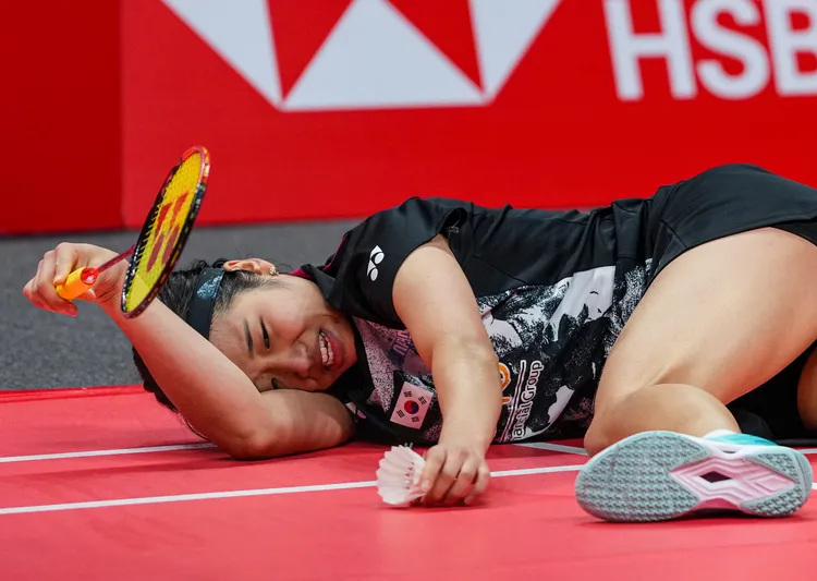 南韓球后安洗瑩。新華社