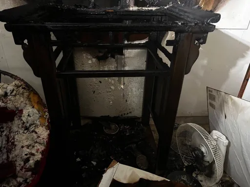 淡水公寓暗夜神龕突爆炸起火 「牠」獨守裝潢屋慘燒成黑炭