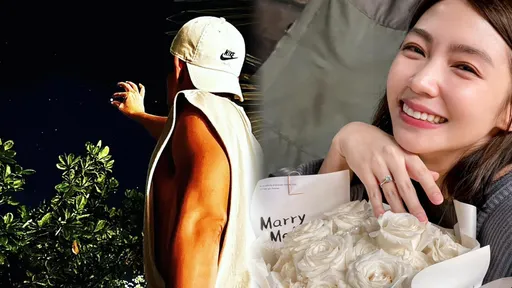 曾智希哀怨已是陳太但「手指一直空空的」　陳志強獻求婚鑽戒她噴淚模糊視線