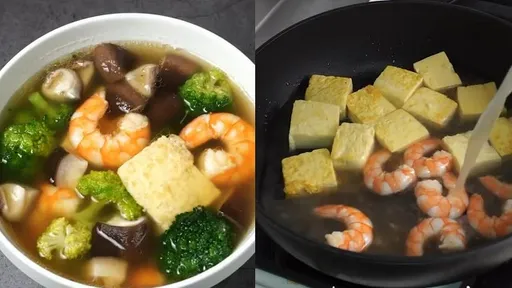 超簡單零失敗！蝦仁玉子豆腐湯這樣做　冷颼颼來碗暖心暖胃