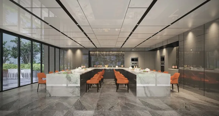 「浩瀚無極」規劃滿足全年齡、多功能的公設空間，成為日常活動最佳場域，也拉近家與人之間關係連結。