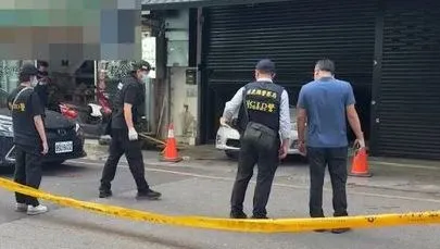 警方到場蒐證、鑑識。翻攝畫面