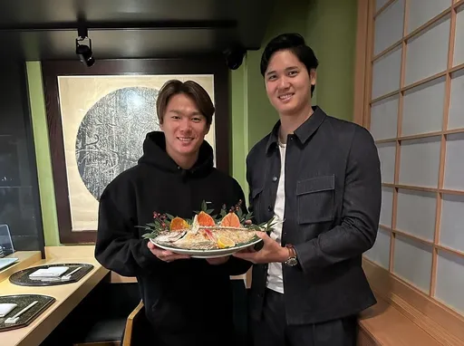 大谷翔平請山本由伸吃日本高級料理 菜單曝光!1.6萬餐費竟是他埋單