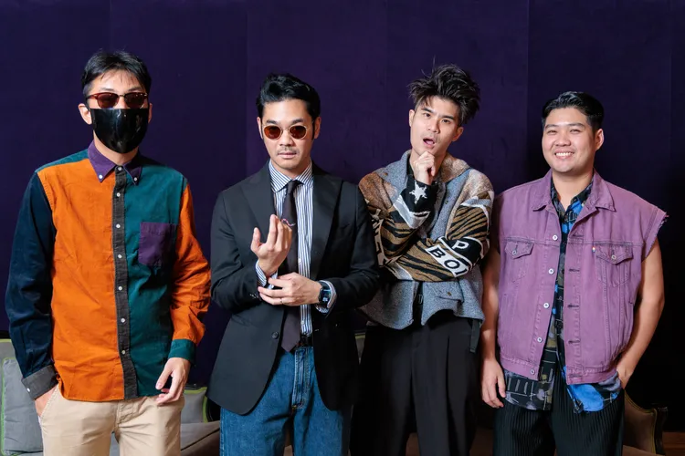 Natee（左）透露媽媽是台灣人，但他不會中文。無限娛樂提供