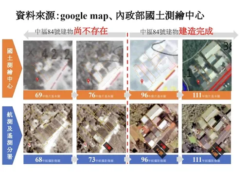 賴清德老家空照圖曝光 專家:航照與地籍圖各有誤差
