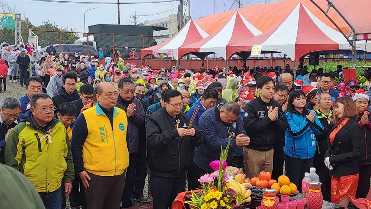 桃園航空城拆遷7間主要廟宇，其中源福宮今天率先舉辦動土典禮。廟方提供