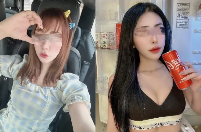 女公關車手以各種美照吸引被害人。民眾提供