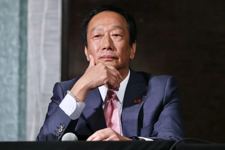 郭台銘先前宣布退出2024總統大選。資料照片，林林攝