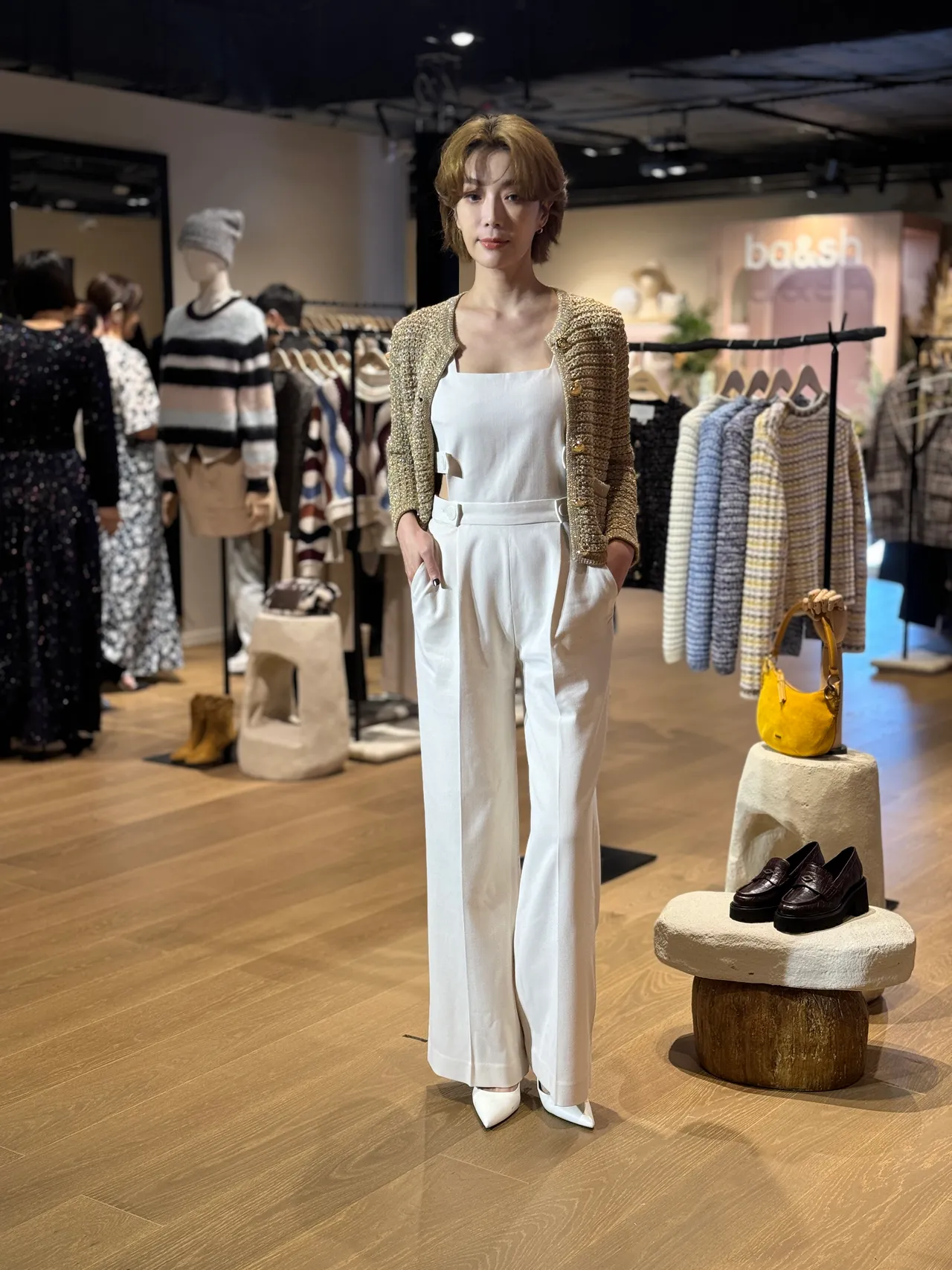 蔡淑臻相當喜歡法國女生的鬆弛感。張家玲攝