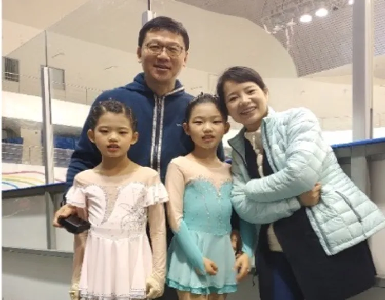 劉麗君一家人。翻攝畫面