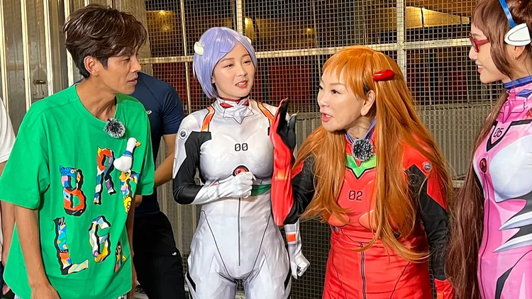 阿翔（左起）、籃籃、楊繡惠以及君白。民視提供