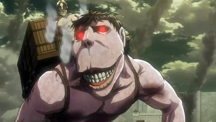 《進擊的巨人》中的車力巨人。翻攝自《NM+》