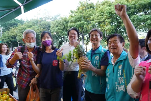 林右昌台中合體立法委員候選人江肇國　用議會出席率盼民眾選賢舉能