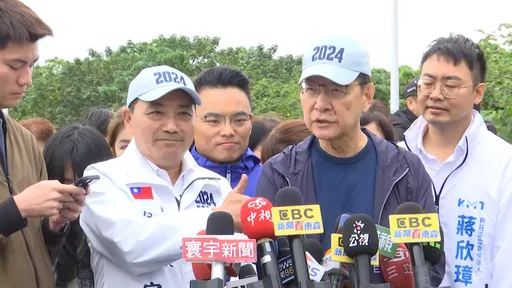 自比趙子龍害侯友宜被酸「阿斗」　趙少康急解釋！侯在旁猛比讚