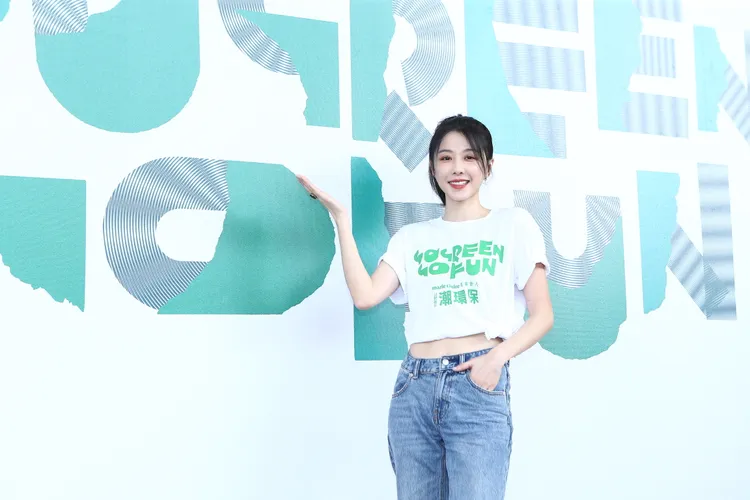 邵雨薇隨身做環保。攝影中心攝