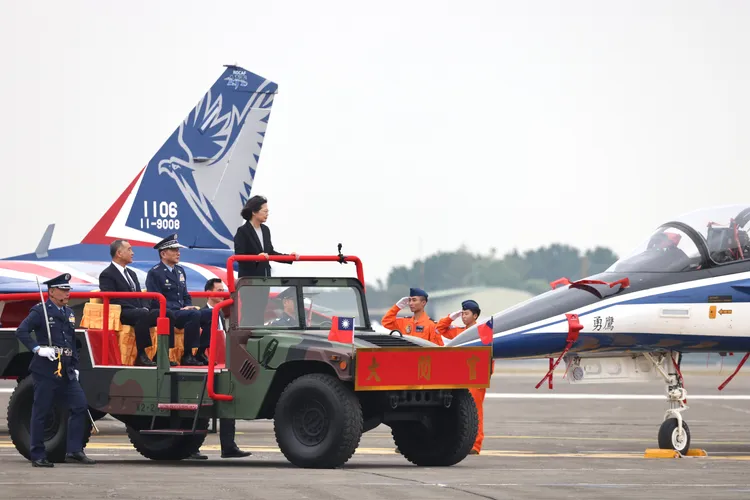 蔡英文進場。林林攝