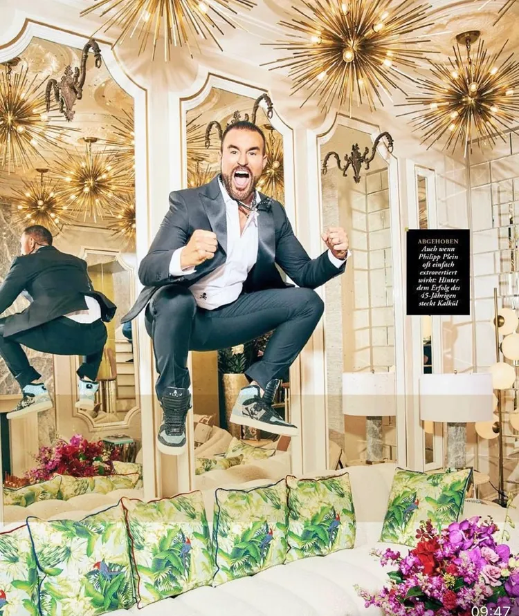 Philipp Plein一度捲入抄襲、辱華等風波。翻攝Philipp Plein IG